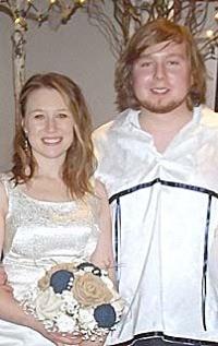 Katherine Beck and Christopher Night Pipe were joined in marriage
