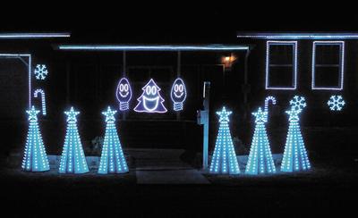 DSU professor sets Christmas light display to music